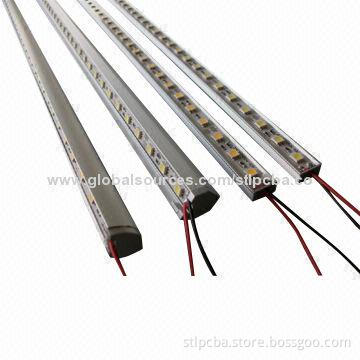 Custom Rigid LED Strips with V-shape Aluminum Groove for Jewelry Showcases Lights